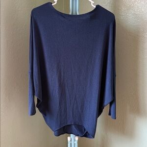 Lulu's Deep Blue Crew Neck Sweater. NWT